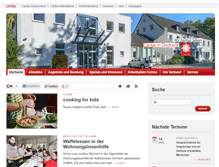 Tablet Screenshot of caritas-gladbeck.de